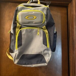Oakley Black and Yellow Men's Backpack